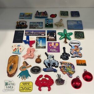 Colorful Souvenir Magnet Collection